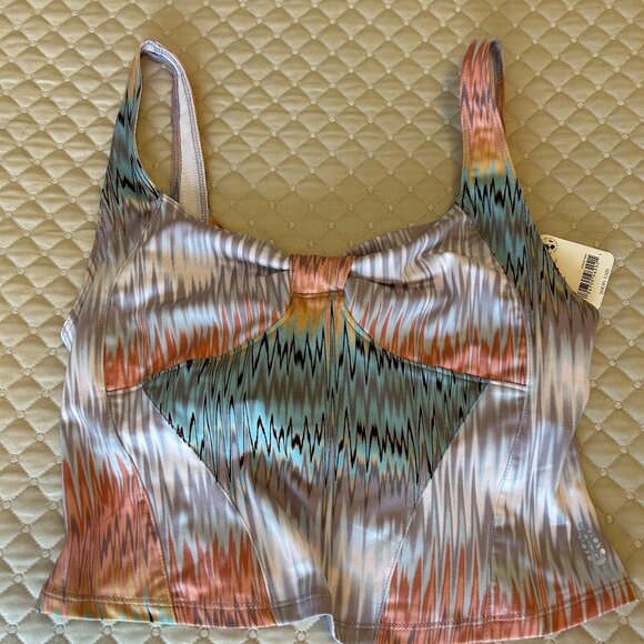 FP Movement by Free People Kindred Spirit Printed Tank Misty Plum Sunspace Combo - Picture 1 of 4